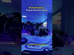 VR UFO 5 Sitze mit Sci-Fi UFO Design und 360° Rotation für immersiven Nervenkitzel